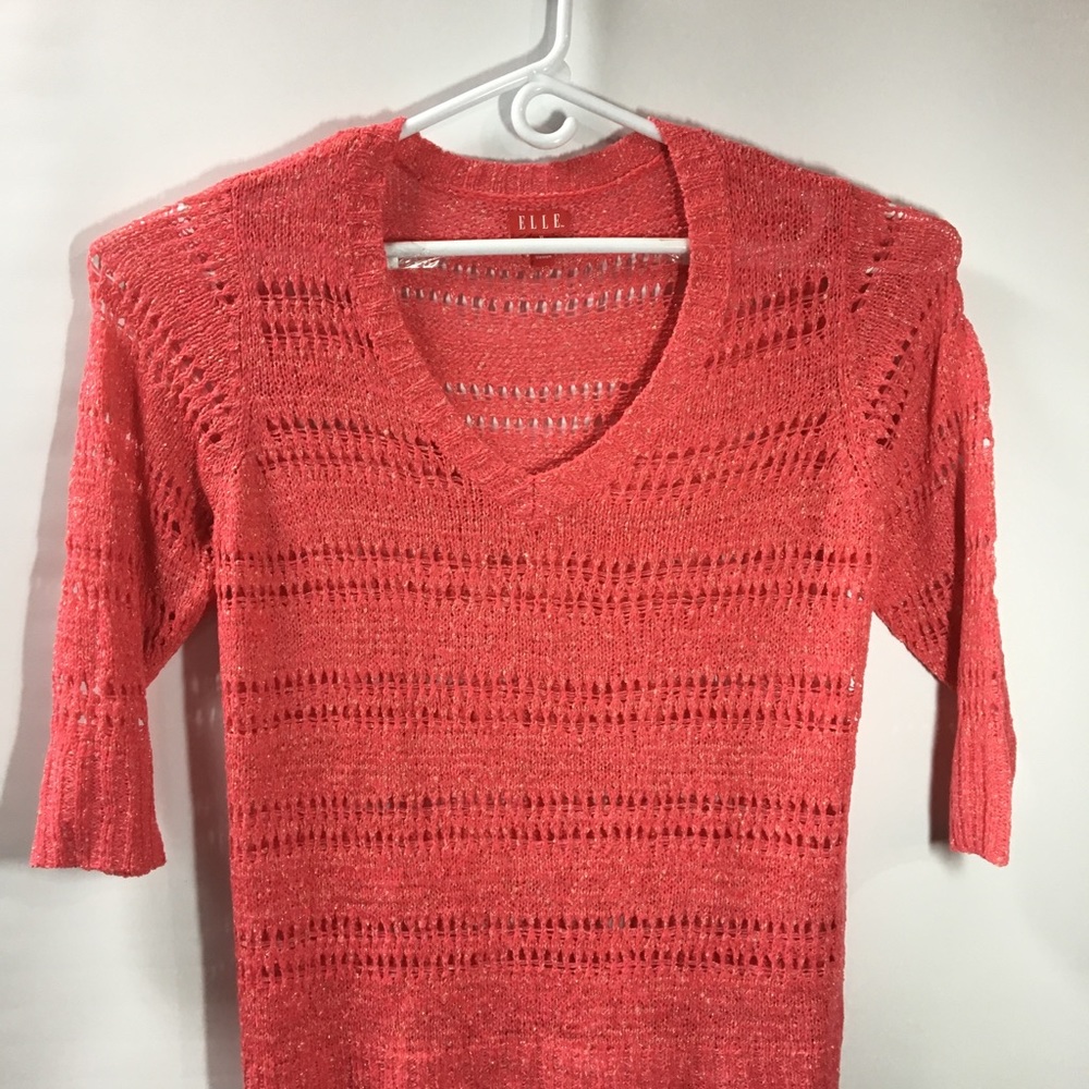 ELLE Sweater Orange Size XL‎